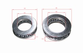 CUBETA DE DIRECCION YAMAHA YBR125/RX125/RD125/CRYPTON 110/FZ16 STD [W34121]